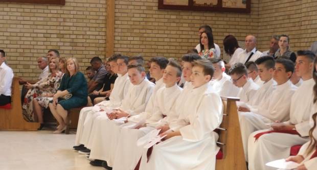 Primanje Svete Potvrde u crkvi sv. Leopolda Mandića u Požegi 26.5.2019.