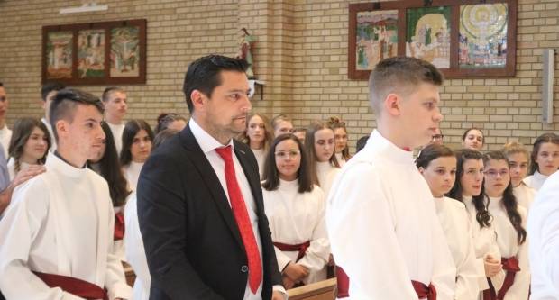 Primanje Svete Potvrde u crkvi sv. Leopolda Mandića u Požegi 26.5.2019.