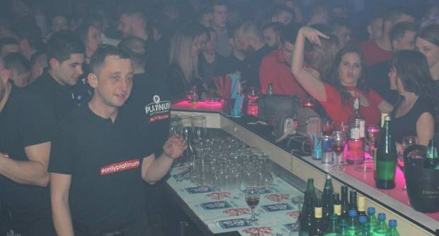 Noćni život u Platinumu uoči Uskrsa 1.4.2018.