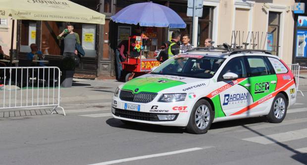 Prolazak vozača CRO RACE međunarodne biciklističke utrke kroz Požegu 1.10.2019.