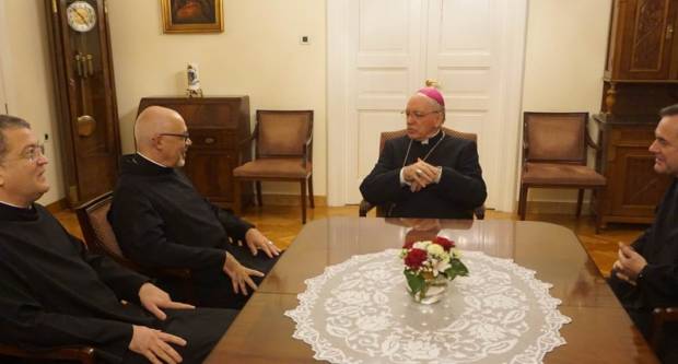 Provincijal Milosrdne braće posjetio biskupa Škvorčevića Provincijal Milosrdne braće posjetio biskupa Škvorčevića