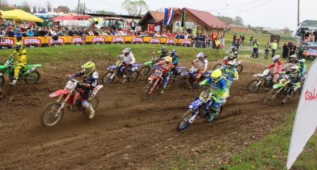 Otvoreno prvenstvo Hrvatske u motocross-u na stazi Villare u Požegi 15.4.2018.