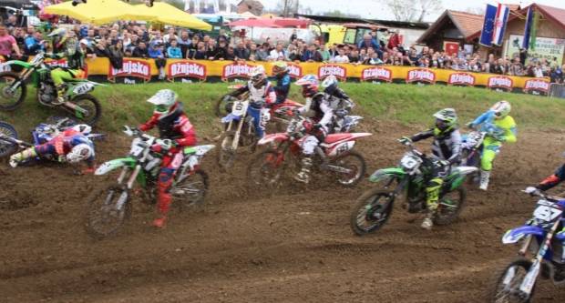 Otvoreno prvenstvo Hrvatske u motocross-u na stazi Villare u Požegi 15.4.2018.