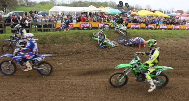 Otvoreno prvenstvo Hrvatske u motocross-u na stazi Villare u Požegi 15.4.2018.