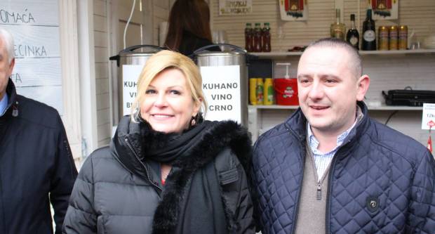 Posjet predsjednice RH Požegi i subotnja šetnja Požegom i Pleternicom 28.12.2019.