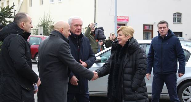 Posjet predsjednice RH Požegi i subotnja šetnja Požegom i Pleternicom 28.12.2019.