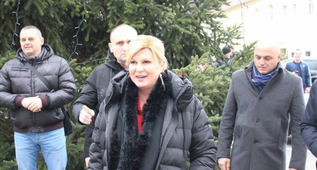 Posjet predsjednice RH Požegi i subotnja šetnja Požegom i Pleternicom 28.12.2019.