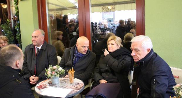 Posjet predsjednice RH Požegi i subotnja šetnja Požegom i Pleternicom 28.12.2019.