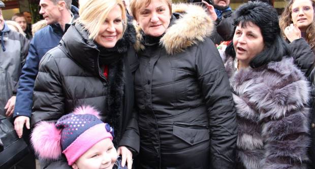 Posjet predsjednice RH Požegi i subotnja šetnja Požegom i Pleternicom 28.12.2019.