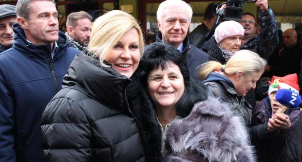 Posjet predsjednice RH Požegi i subotnja šetnja Požegom i Pleternicom 28.12.2019.