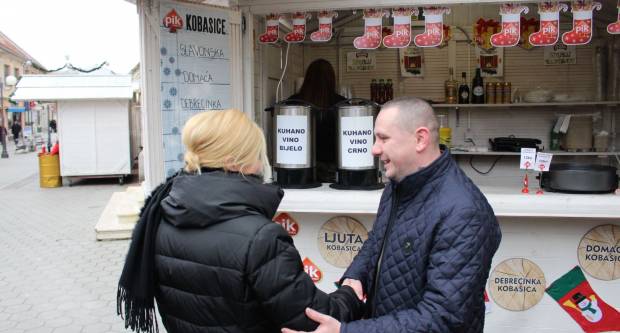Posjet predsjednice RH Požegi i subotnja šetnja Požegom i Pleternicom 28.12.2019.