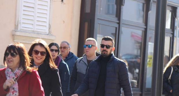 Subotnja sunčana šetnja Požegom 8.2.2020.