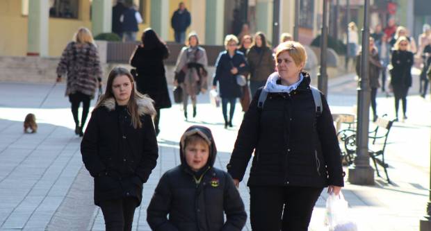 Subotnja sunčana šetnja Požegom 8.2.2020.