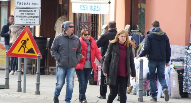 Subotnja sunčana šetnja Požegom 15.2.2020.