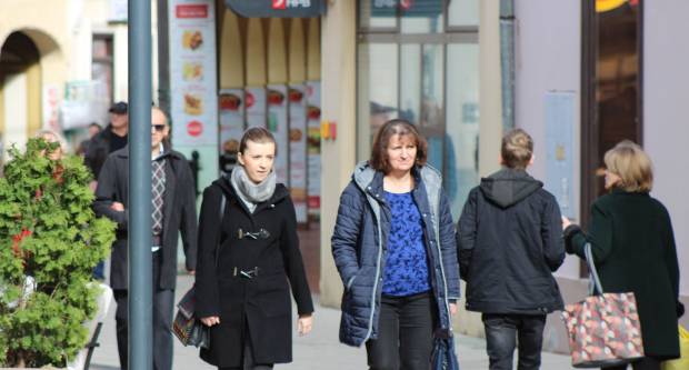 Subotnja sunčana šetnja Požegom 15.2.2020.