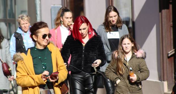 Subotnja sunčana šetnja Požegom 15.2.2020.