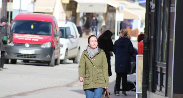 Subotnja sunčana šetnja Požegom 15.2.2020.