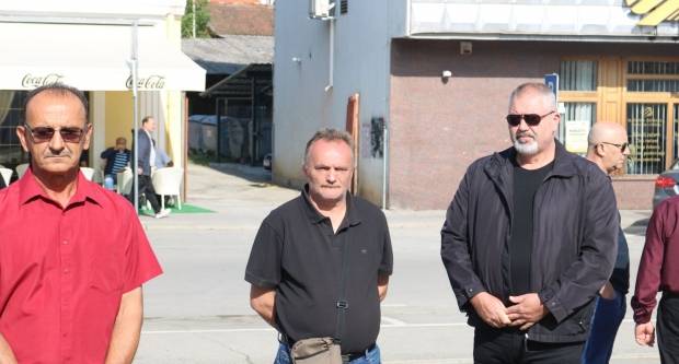 Polaganje vijenaca na Trgu 123. brigade u Požegi povodom Vojno - redarstvene akcije ʺBljesakʺ