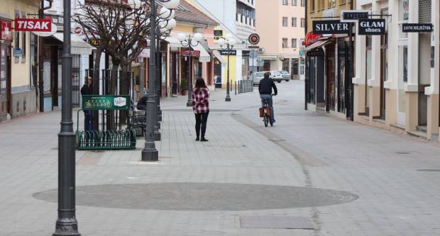 Subotnja šetnja Požegom uoči Uskrsa u doba koronavirusa 11.4.2020.