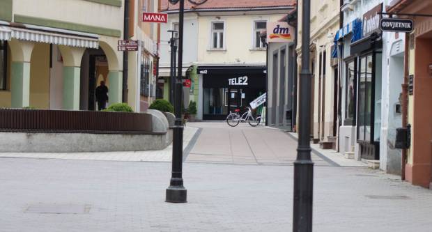 Subotnja šetnja Požegom uoči Uskrsa u doba koronavirusa 11.4.2020.