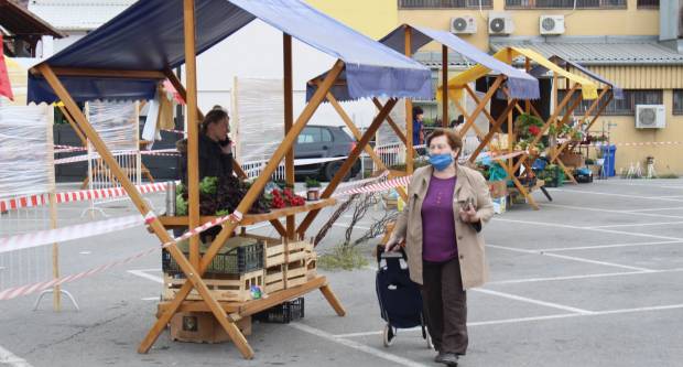 Subotnja šetnja Požegom uoči Uskrsa u doba koronavirusa 11.4.2020.