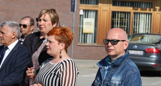 Polaganje vijenaca na Trgu 123. brigade u Požegi povodom Vojno - redarstvene akcije ʺBljesakʺ