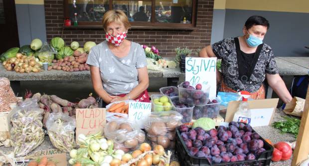 Ponuda četvrtkom na požeškoj tržnici 16.7.2020.
