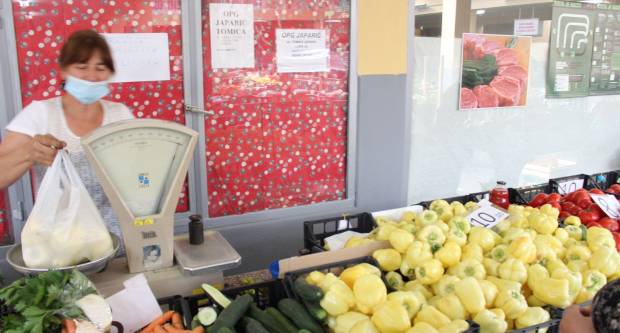 Ponuda četvrtkom na požeškoj tržnici 16.7.2020.