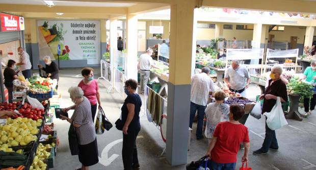 Ponuda četvrtkom na požeškoj tržnici 16.7.2020.
