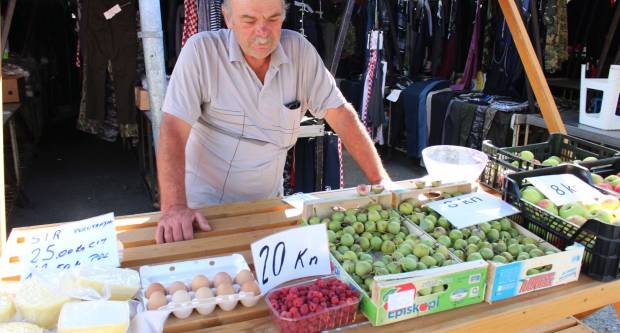 Ponuda četvrtkom na požeškoj tržnici 16.7.2020.