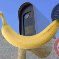 Može li banana sakriti registraciju pred kamerom?