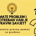 ZATRAŽITE BESPLATNU PRAVNU POMOĆ; Petak, 19.12.2025. Pleternica 