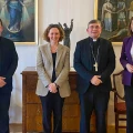 Susret ministrice Obuljen Koržinek i biskupa Ive