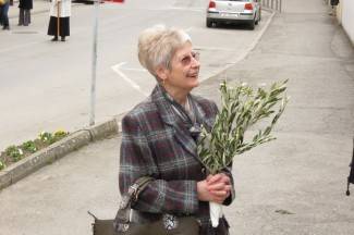 Cvjetnica u Požegi: Procesija i sveta misa u katedrali