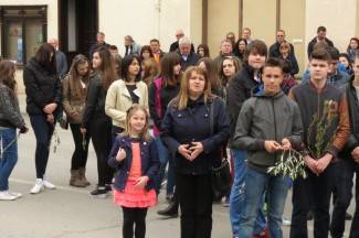 Cvjetnica u Požegi: Procesija i sveta misa u katedrali