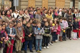 Cvjetnica u Požegi: Procesija i sveta misa u katedrali