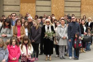 Cvjetnica u Požegi: Procesija i sveta misa u katedrali