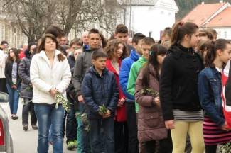 Cvjetnica u Požegi: Procesija i sveta misa u katedrali