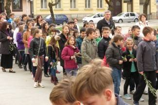 Cvjetnica u Požegi: Procesija i sveta misa u katedrali