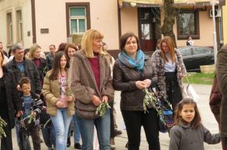 Cvjetnica u Požegi: Procesija i sveta misa u katedrali