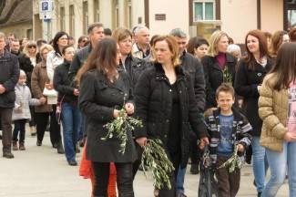 Cvjetnica u Požegi: Procesija i sveta misa u katedrali