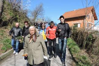 Veliki petak u Požegi: Križni put na Kalvariji