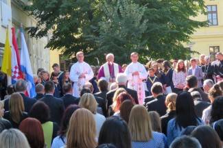 Otvorenje nove zgrade i sportske dvorane Katoličke osnovne i srednje škole, 12.9.2015.