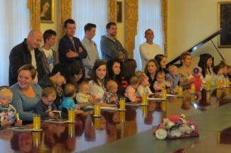 Prijem za roditelje i bebe u Gradu Požegi, 3.11.2015.