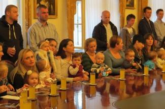 Prijem za roditelje i bebe u Gradu Požegi, 3.11.2015.