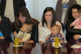 Prijem za roditelje i bebe u Gradu Požegi, 3.11.2015.