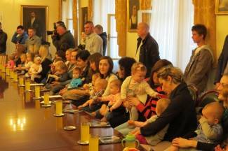 Prijem za roditelje i bebe u Gradu Požegi, 3.11.2015.