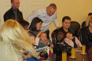 Prijem za roditelje i bebe u Gradu Požegi, 3.11.2015.