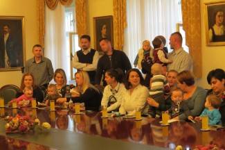 Prijem za roditelje i bebe u Gradu Požegi, 3.11.2015.