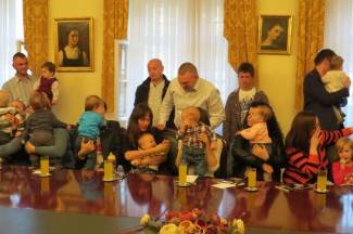 Prijem za roditelje i bebe u Gradu Požegi, 3.11.2015.